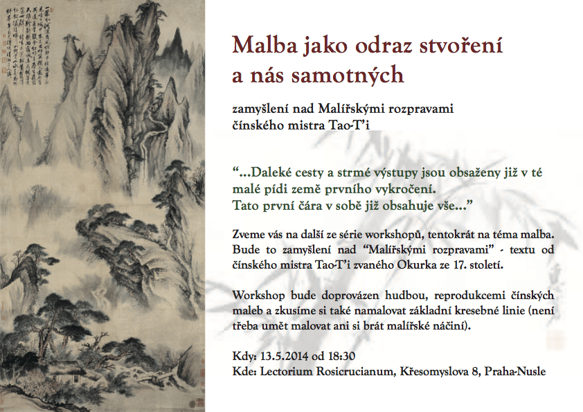 Workshop v Praze – Malba jako odraz stvoření a nás samotných